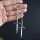 Ritual Dagger Dangle Earrings