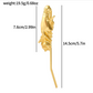 Gold Victorian Hand Holding Rose Bookmark