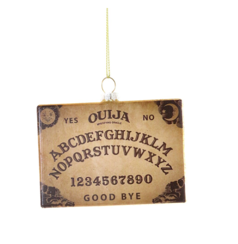 Blown Glass Ouija Board Ornament