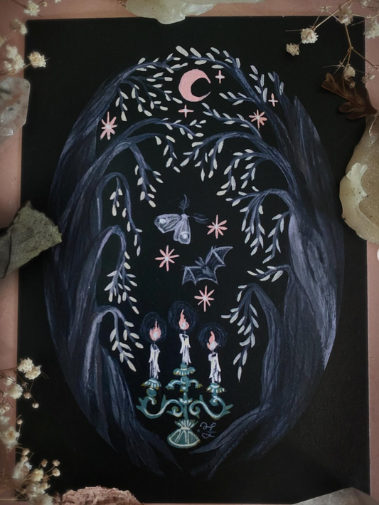 Magick Within Willows  5x7 Art Print by Olivia Faust