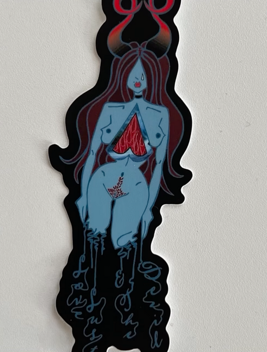 Sabrina Jacqui Levin Stickers - Love Lust & the Devil