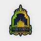 Nocturne Lantern Sticker - Gold Holographic!