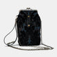 Burnout Velvet Black Carpet Phone Case