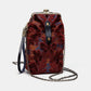 Burnout Velvet Wine Carpet Phone Case