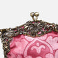 Queen Rose Pink Chatelaine Purse Large