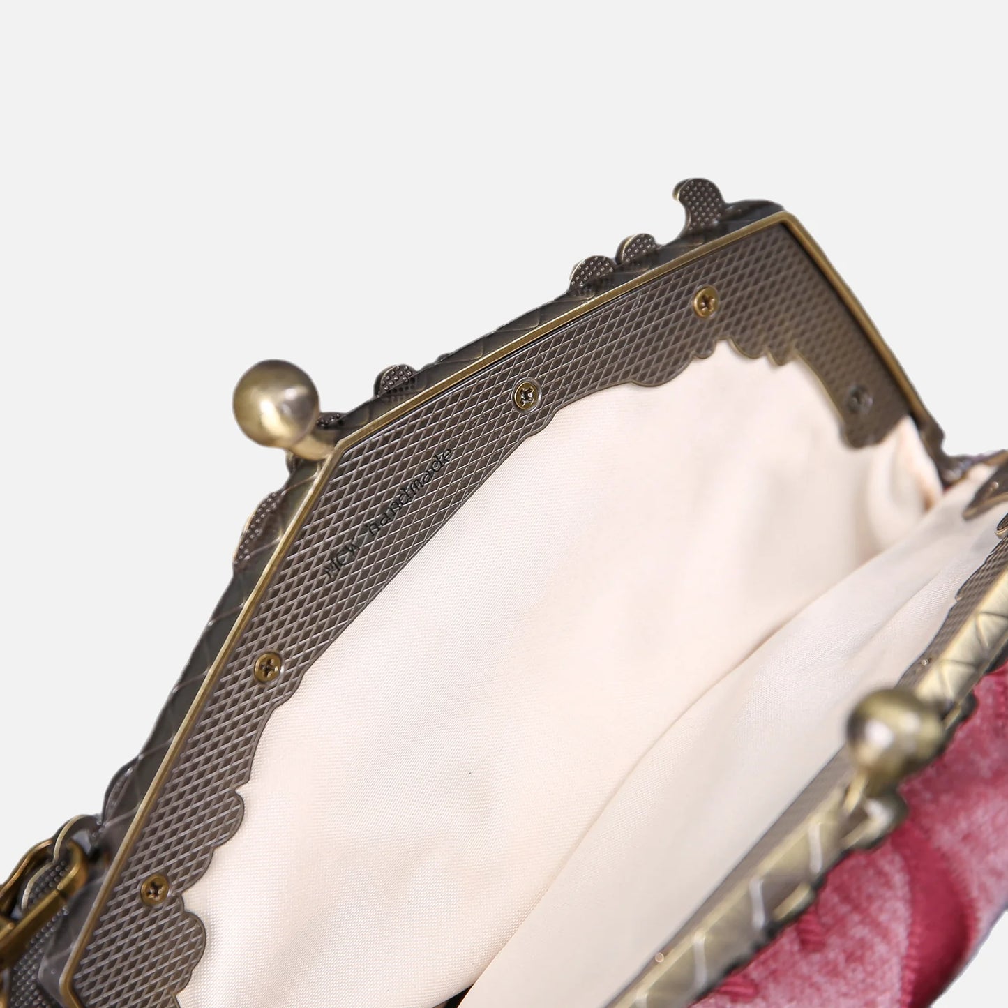 Queen Rose Pink Chatelaine Purse Large