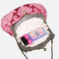 Queen Rose Pink Chatelaine Purse Large