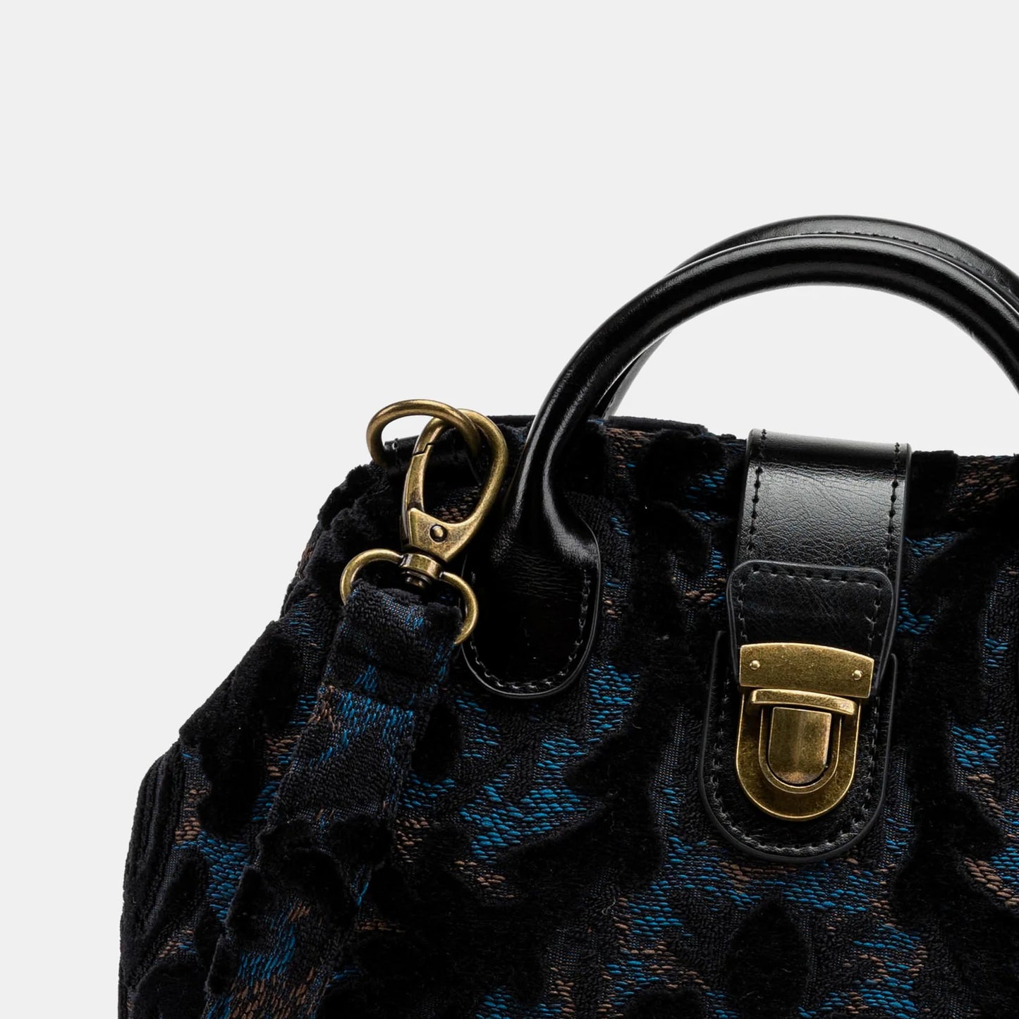 Burnout Velvet Black Everyday Backpack