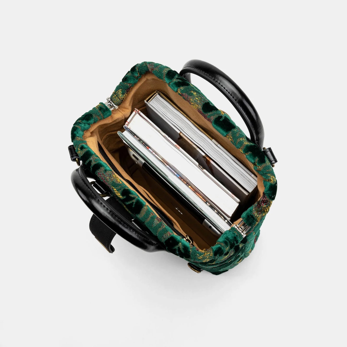 Burnout Velvet Jade Green Everyday Backpack