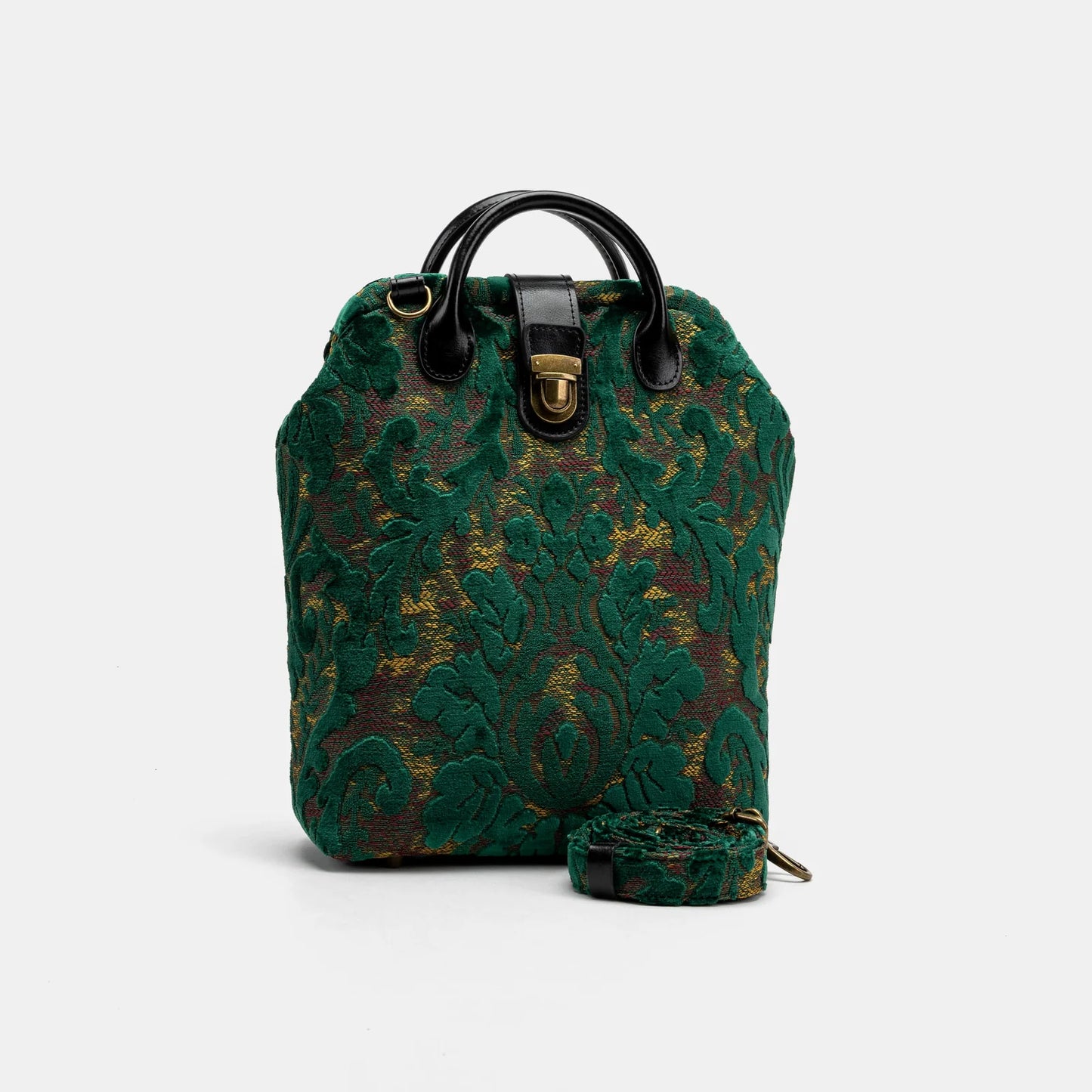 Burnout Velvet Jade Green Everyday Backpack