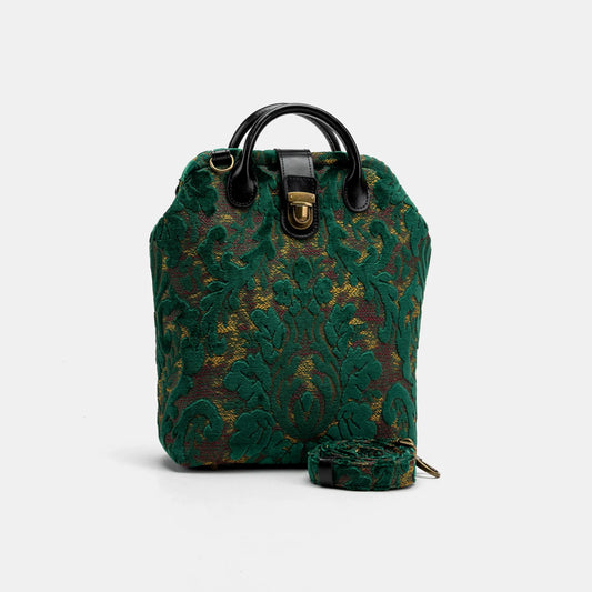 Burnout Velvet Jade Green Everyday Backpack