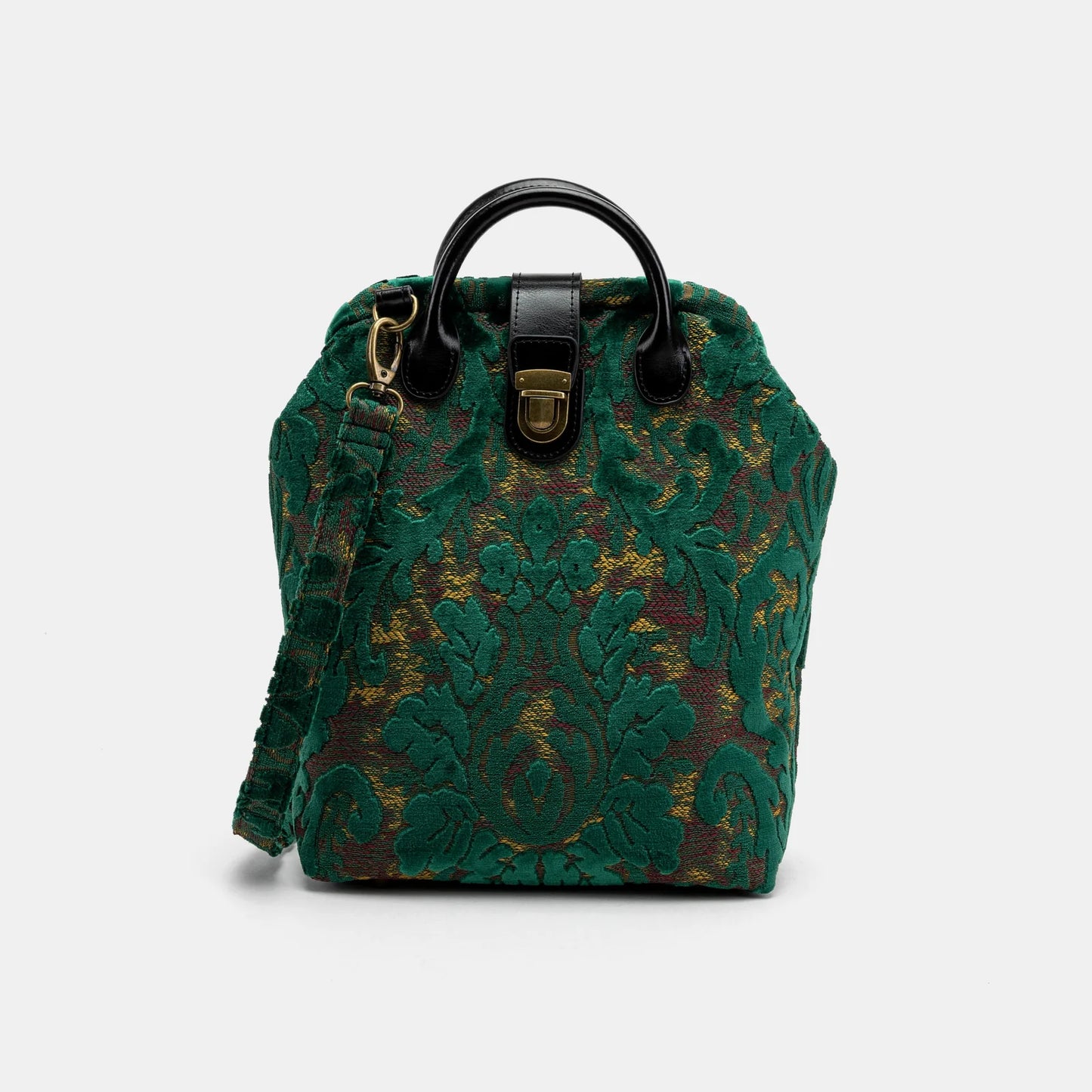 Burnout Velvet Jade Green Everyday Backpack