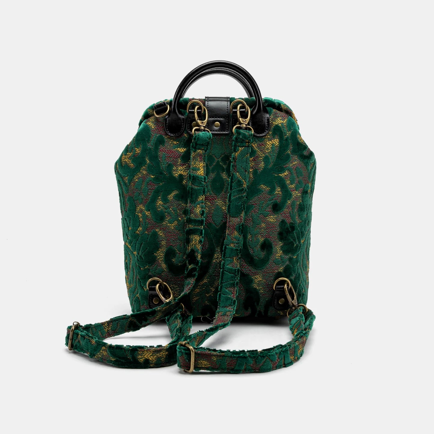 Burnout Velvet Jade Green Everyday Backpack