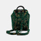 Burnout Velvet Jade Green Everyday Backpack