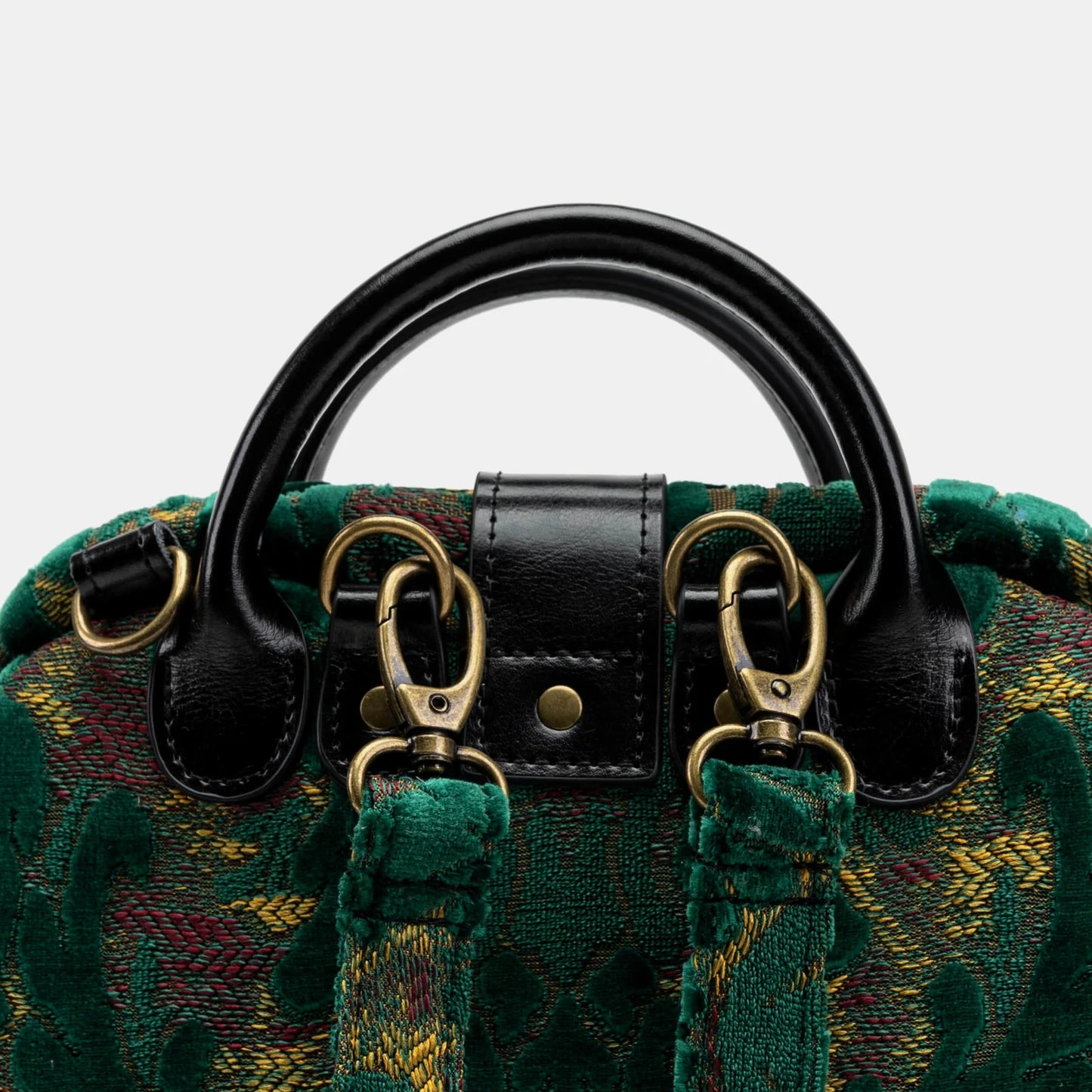 Burnout Velvet Jade Green Everyday Backpack