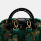 Burnout Velvet Jade Green Everyday Backpack