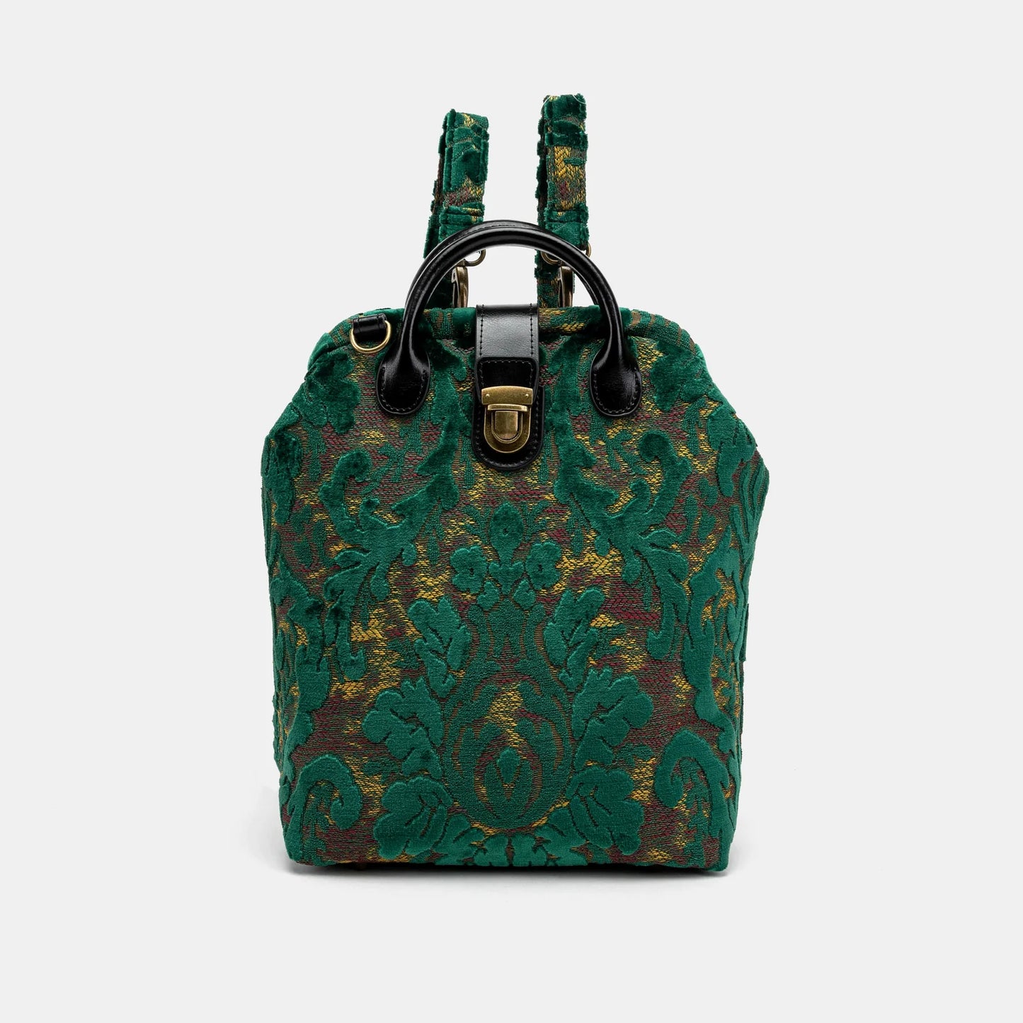 Burnout Velvet Jade Green Everyday Backpack