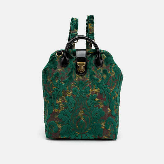 Burnout Velvet Jade Green Everyday Backpack