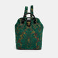 Burnout Velvet Jade Green Everyday Backpack
