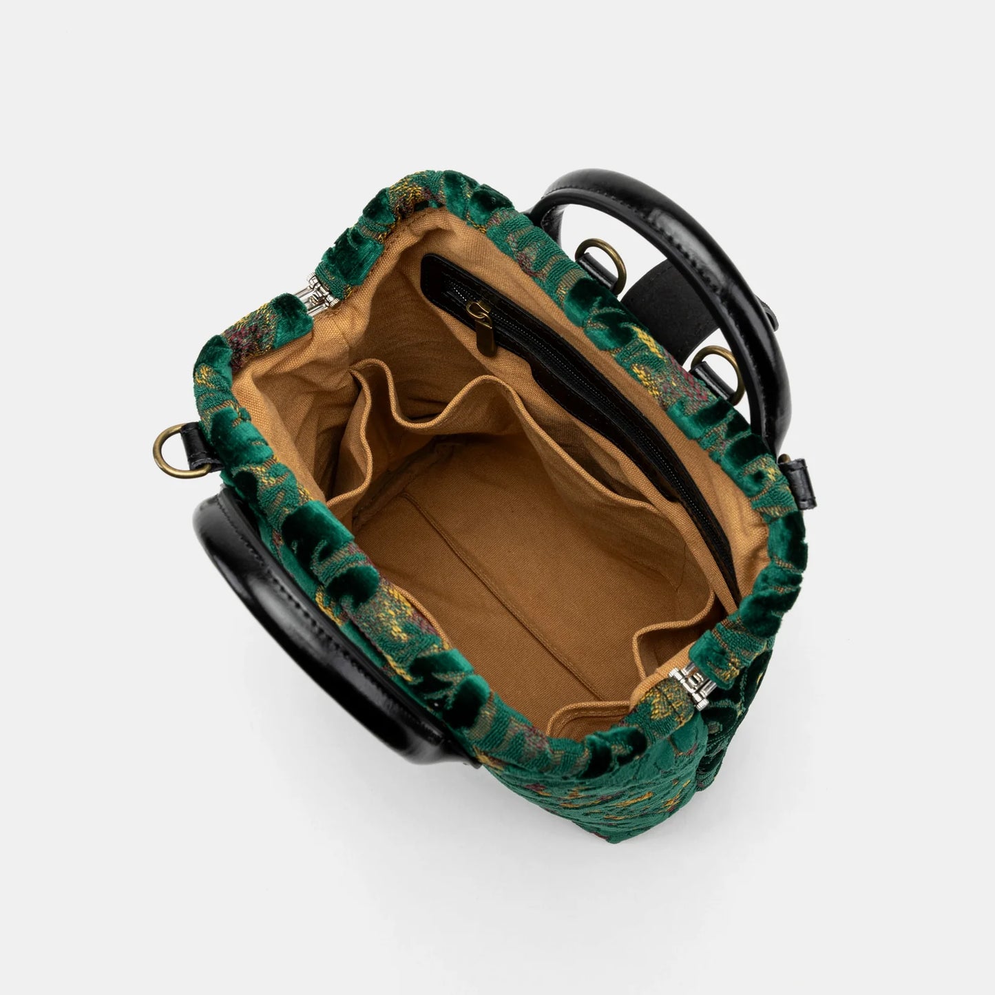 Burnout Velvet Jade Green Everyday Backpack