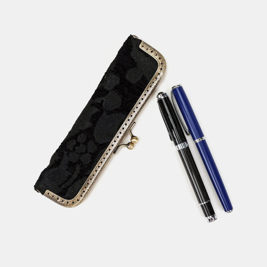 Victorian Blossom Black/Black Duo Pen Case