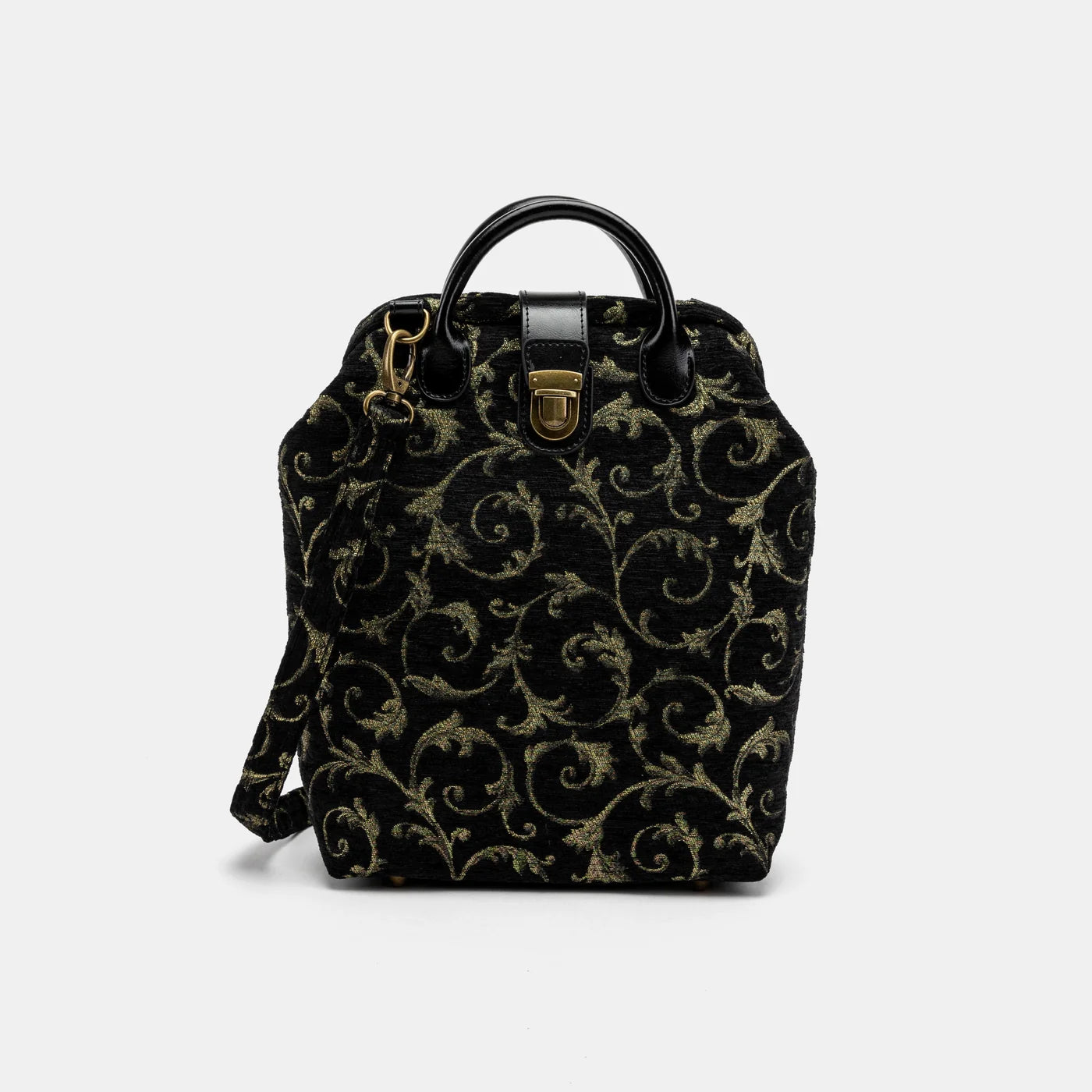 Vintage Scroll Black/Green Everyday Backpack