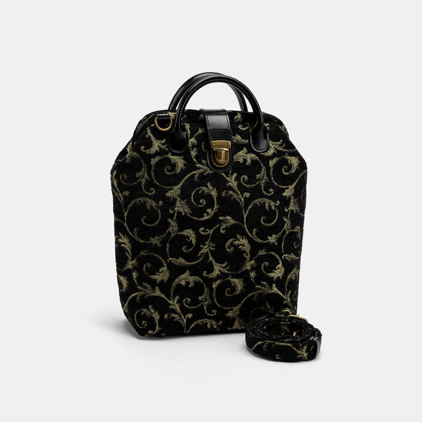 Vintage Scroll Black/Green Everyday Backpack