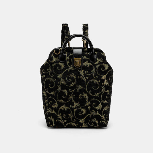 Vintage Scroll Black/Gold Everyday Backpack