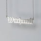 Witchcraft Nameplate Necklace