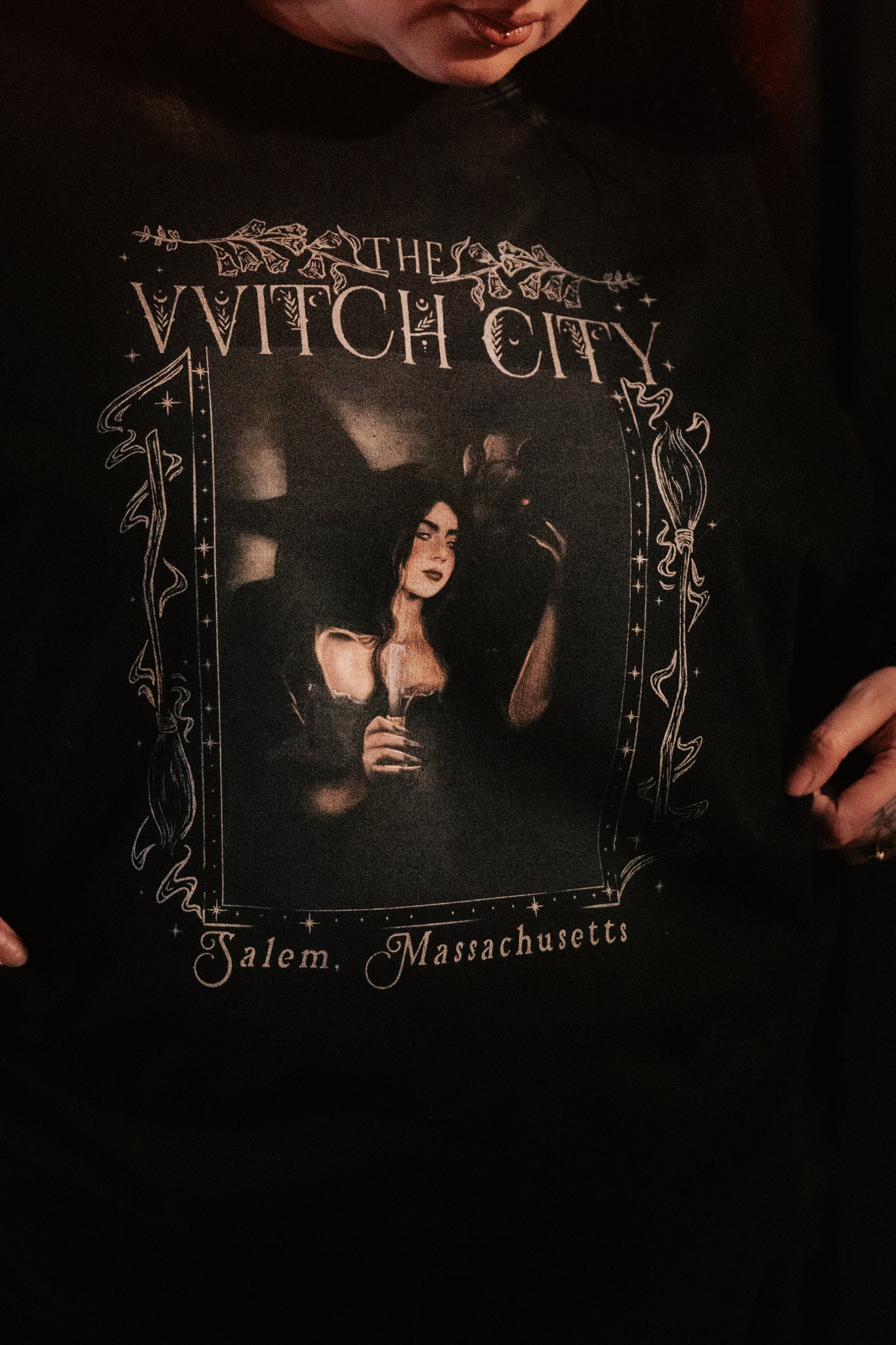 Wonder Witch x Nocturne Witch City Baphomet Crewneck Sweatshirt | Salem 400th Anniversary Exclusive (Copy)