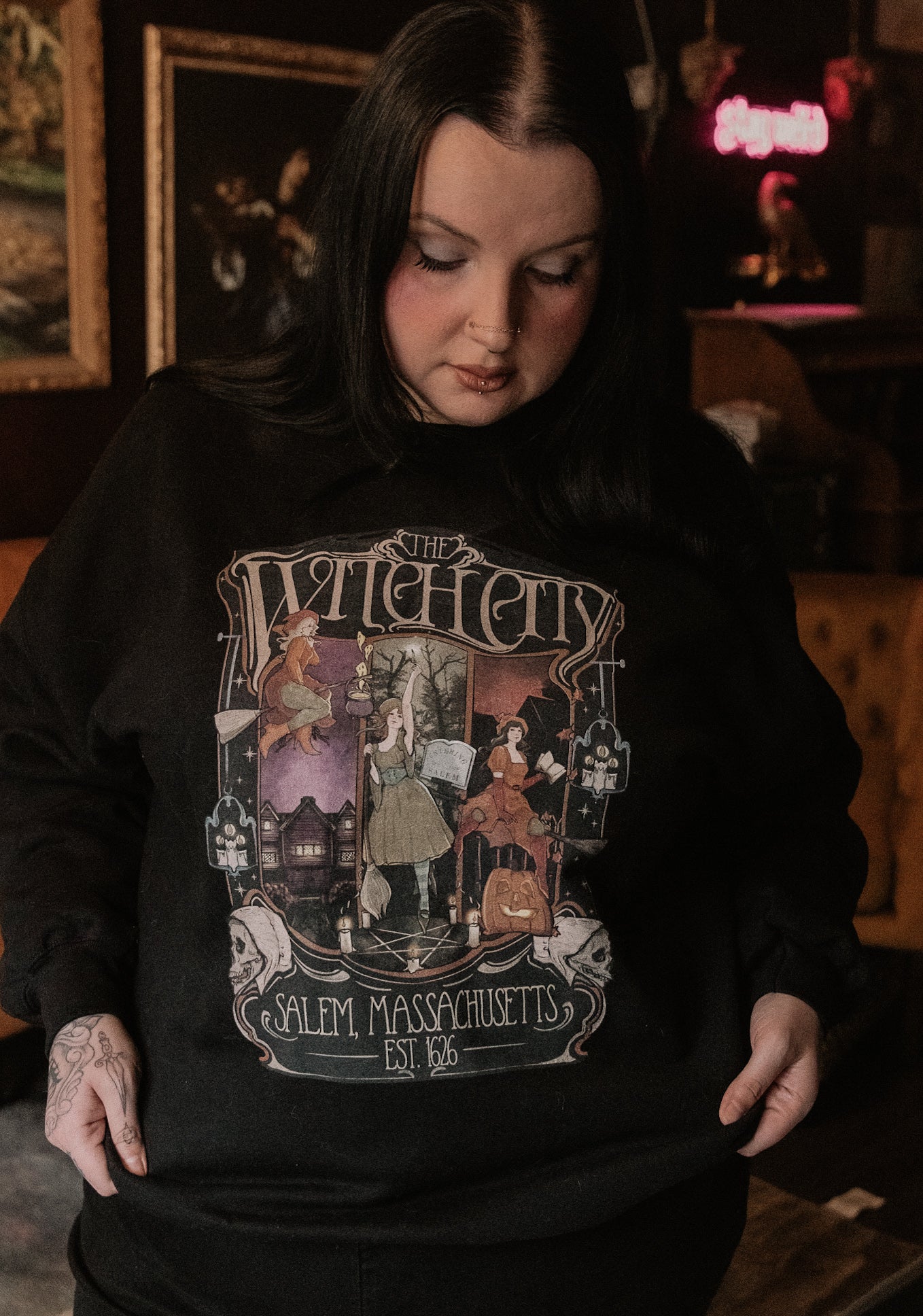 Salem 1626: The Witch City Tour Crewneck | 400th Anniversary Exclusive