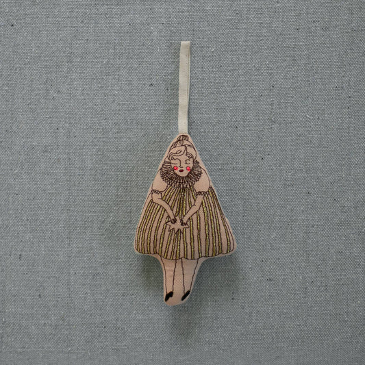 Wishing Star Girl Lavender-Filled Fabric Ornament