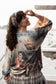 Hold Fast Pixie Duster Cropped Kimono w/ Boat