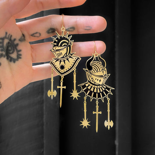 To The Death Earrings by While Odin Sleeps