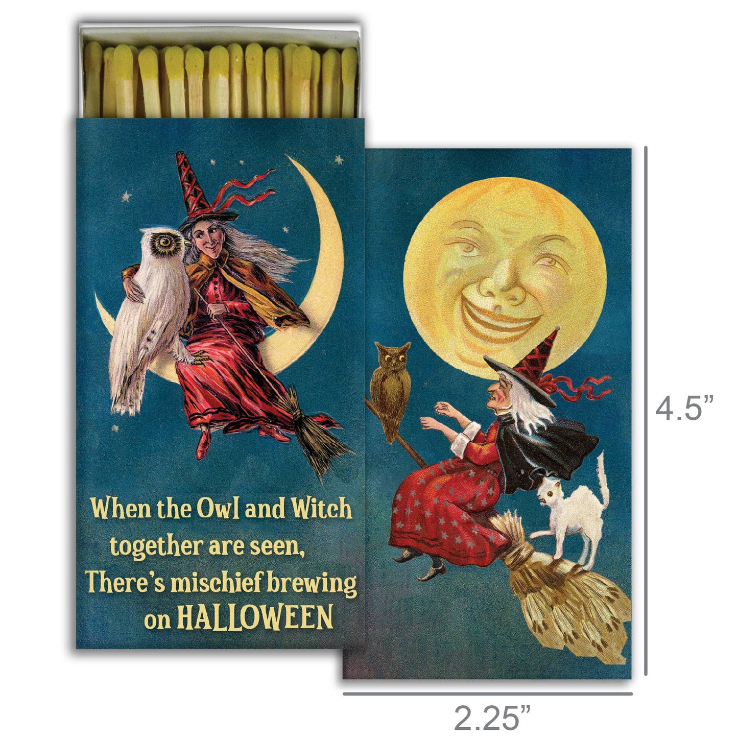 Witch & Owl Safety Matches