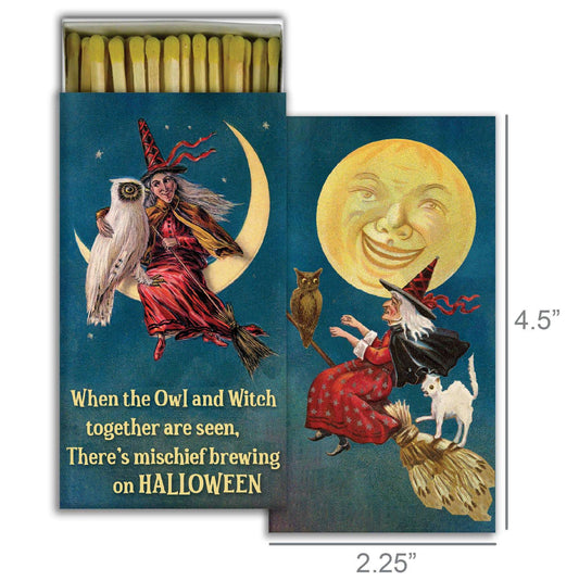 Witch & Owl Safety Matches