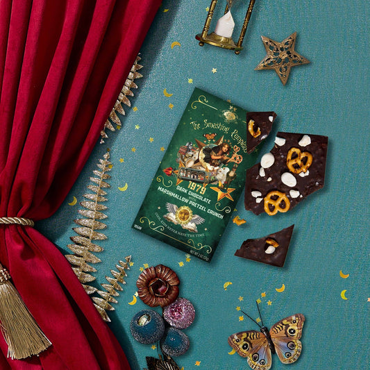 Smashing Pumpkins x Vosges 1979 Dark Chocolate Pretzel Bar