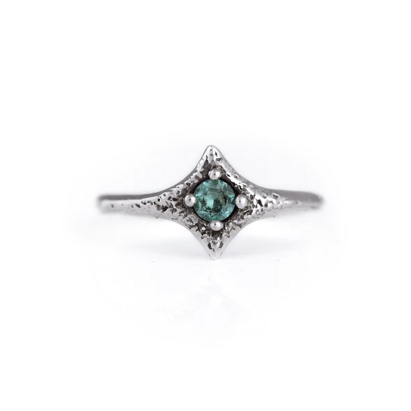 Green Alexandrite Pixie Ring