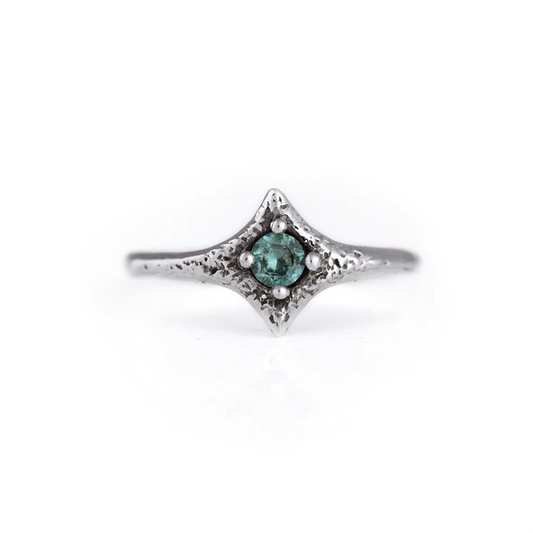 Green Alexandrite Pixie Ring