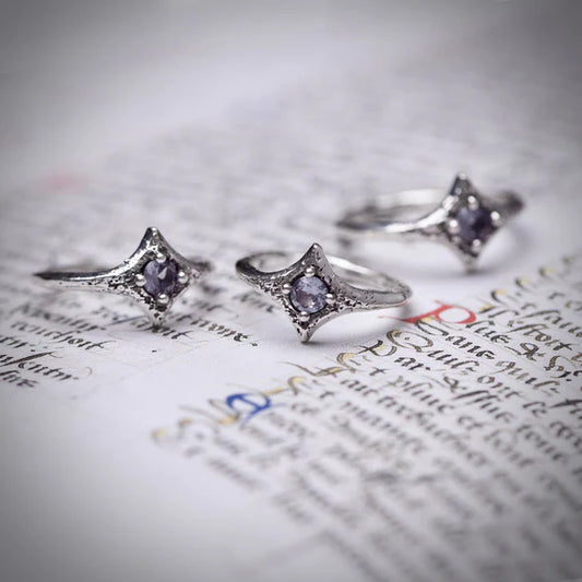 Green Alexandrite Pixie Ring