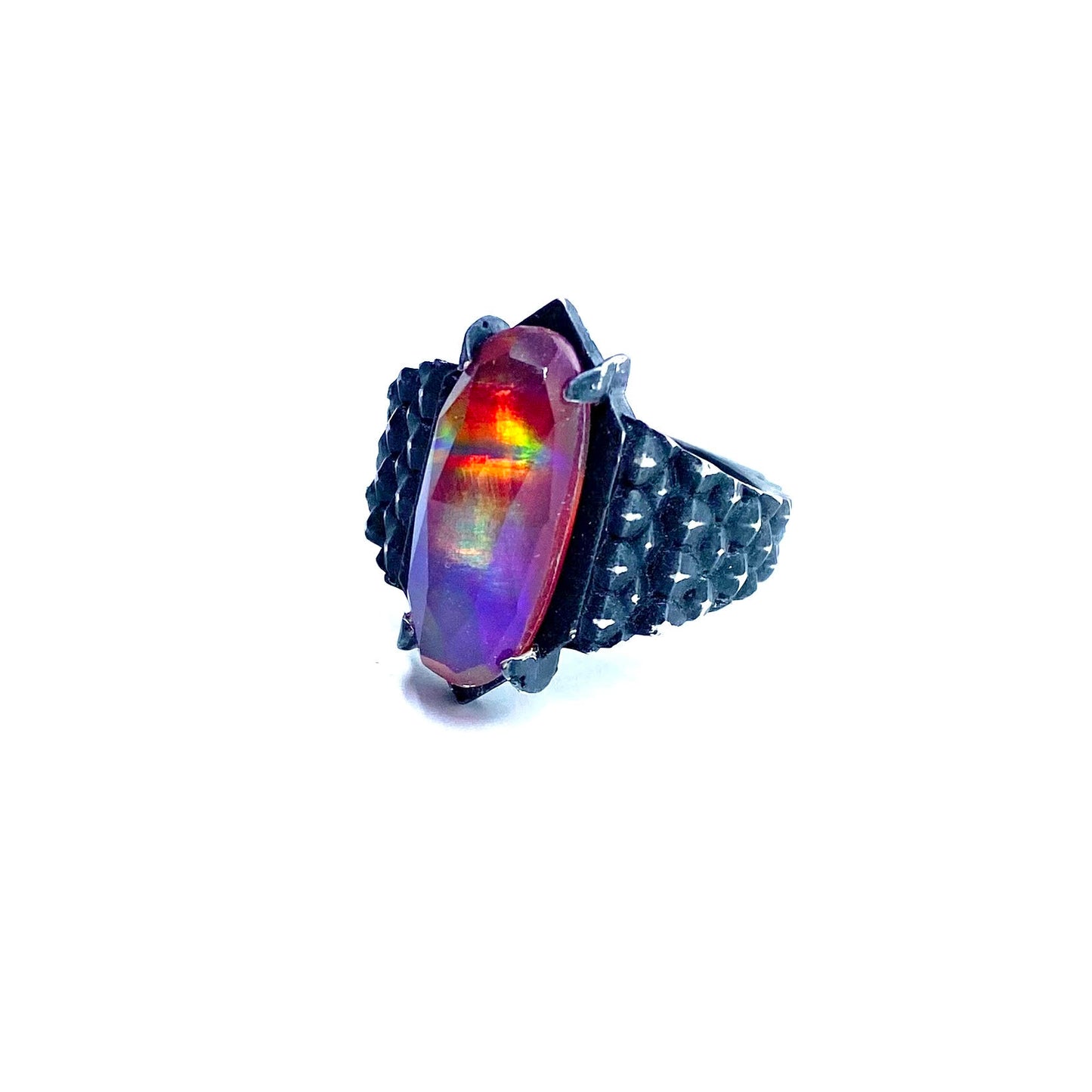 Aurora Opal & Scales Ring