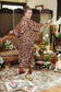 Art of Life Kimono w/ Flower Palette Print