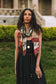 Wildheart Bohemian Scarf w/ Florals, Unicorn & Castle Print