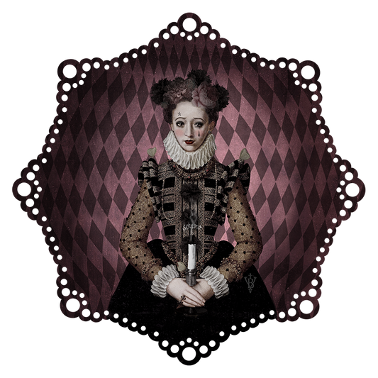 Sorrow Velvet Doily by Voglio Bene
