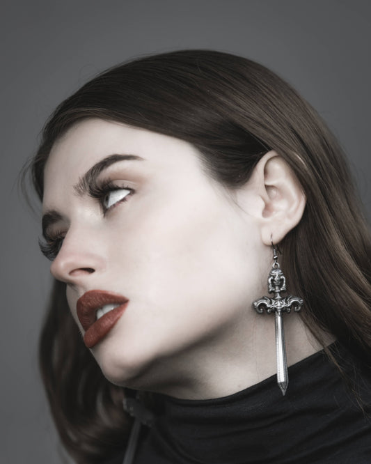 Woe Sword Earrings by The Pretty Cult