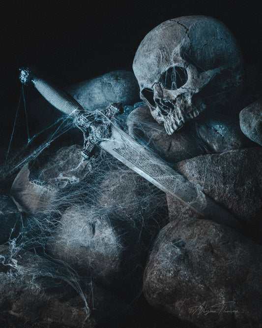 Paths Of The Dead · 8 X 10 Velvet Matte Art Print by Alyssa Thorne