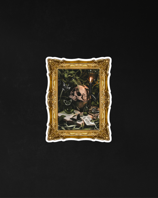 Poison Study Gold Foil Sticker by Alyssa Thorne