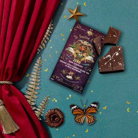 Smashing Pumpkins x Vosges Raspberry Black Tea Chocolate Bar