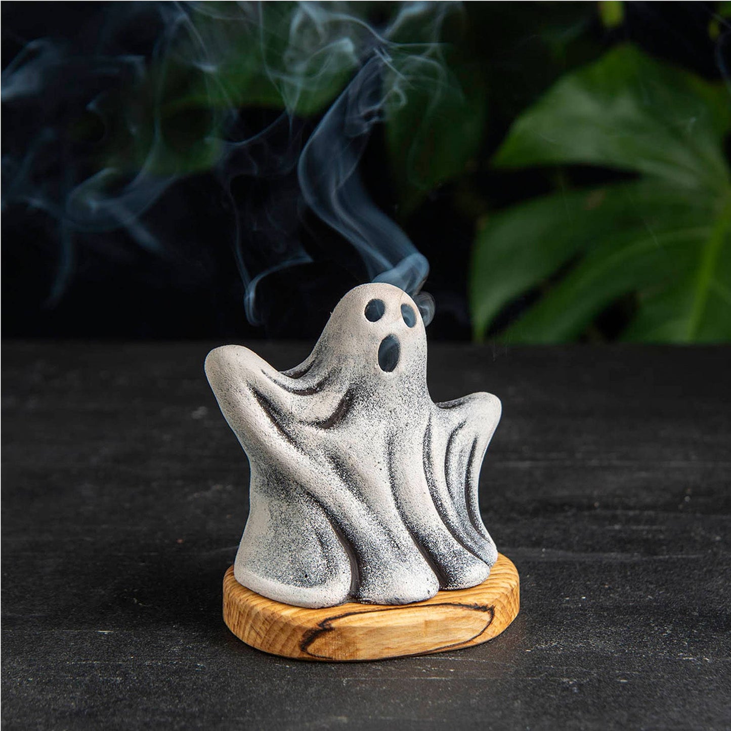 White Ghost Incense Holder