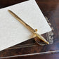 Polished Brass Sword Letter Opener